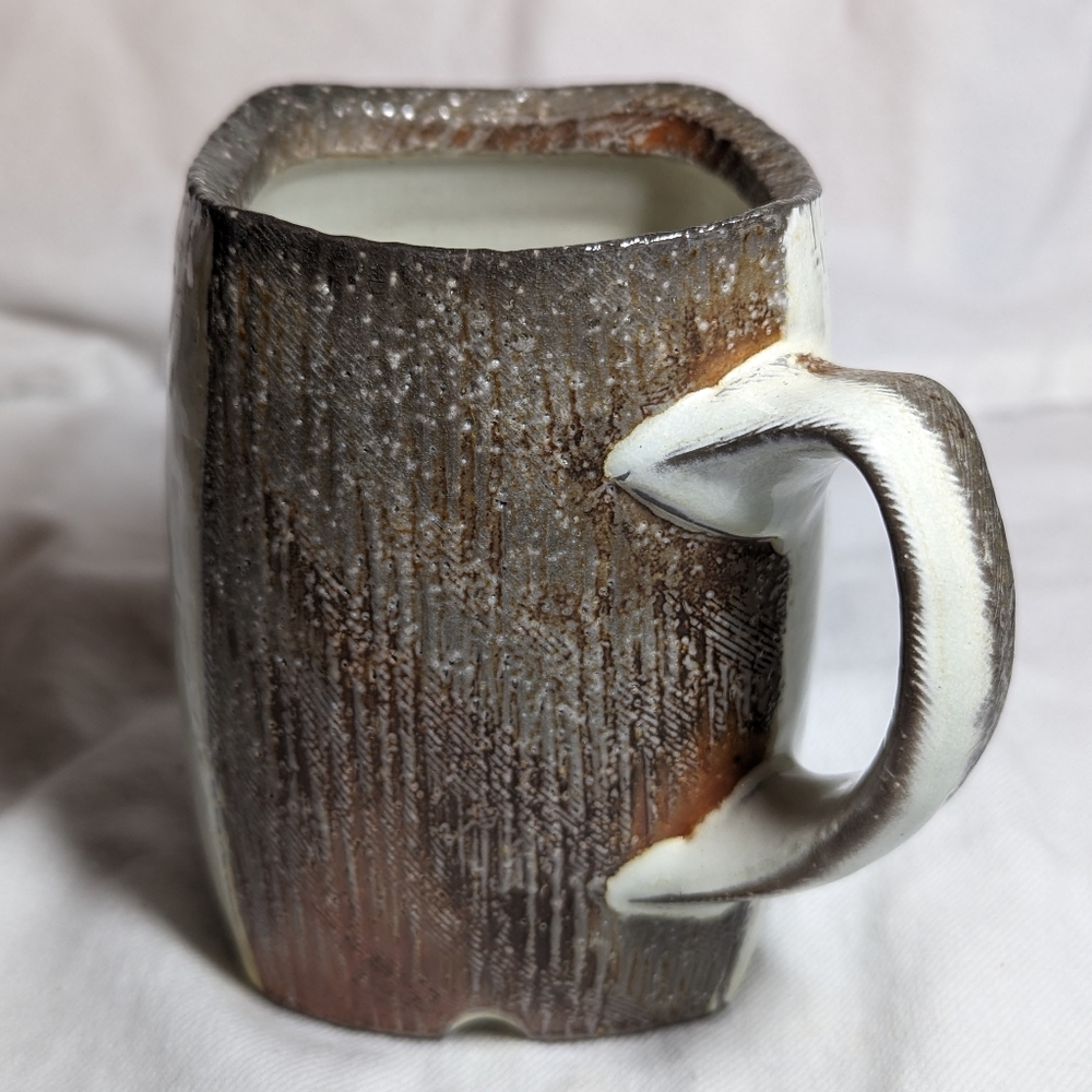 Handmade Bill Wilkey Pottery Mug signed by artist